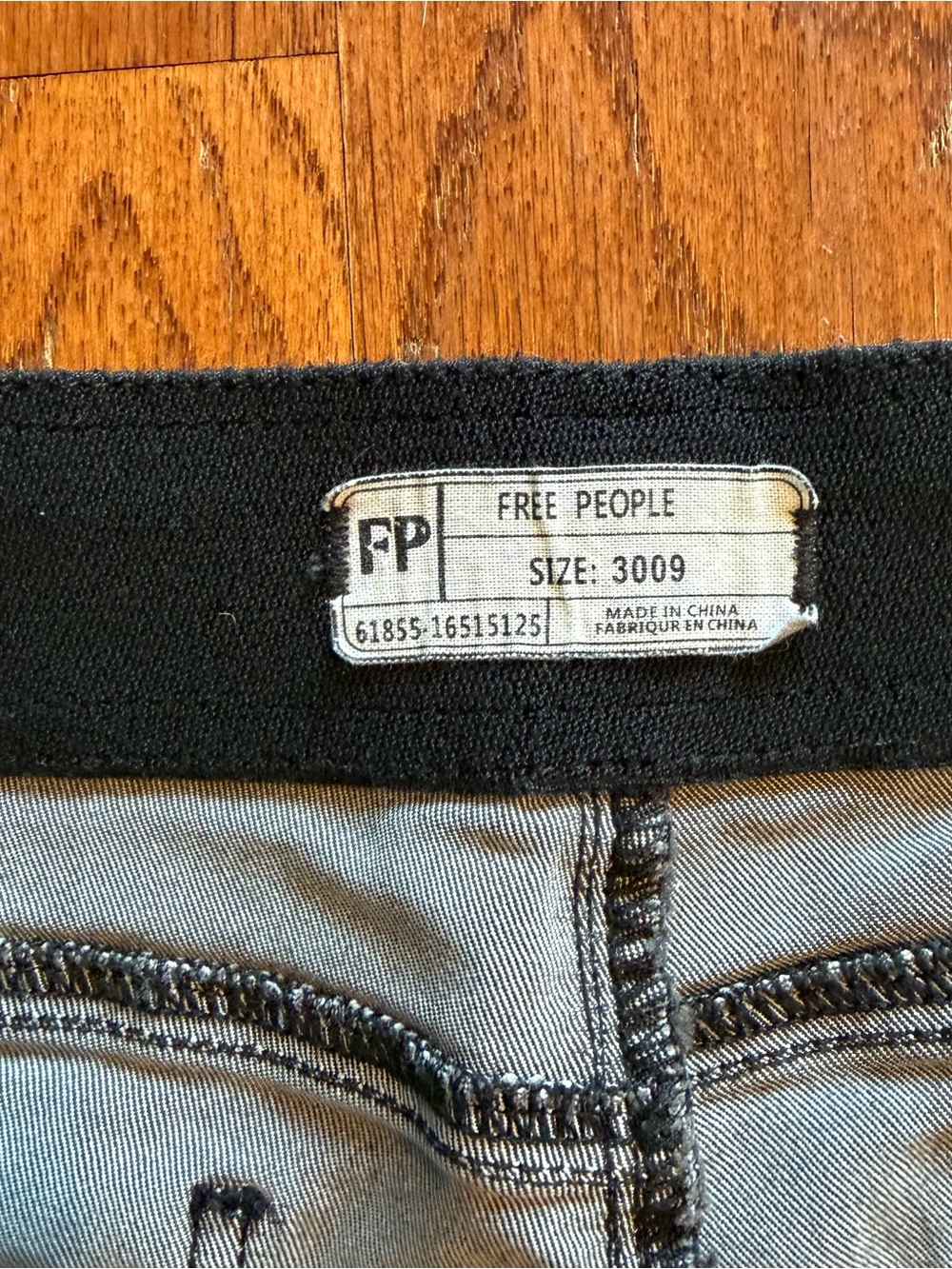 Free People Jenny Flare Jeans in Charcoal Gray - Picture 5 of 6